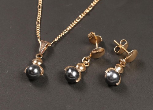 Schmuckset 585er rotgold - schmuckset:,