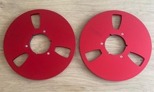 2x ReVox Rot Aluminium Tonband
