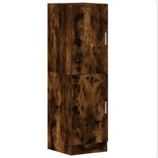 Küchenschrank Räuchereiche 38x41,5x131,5 cm Holzwerkstoff Türen Ablagen Regal