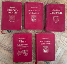 10 Baedeker , davon sind 6 mit