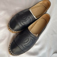 CHANEL Espadrilles Lammleder