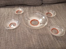 Art Deco Glas Schale