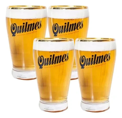 Gläser quilmes bier - 6,