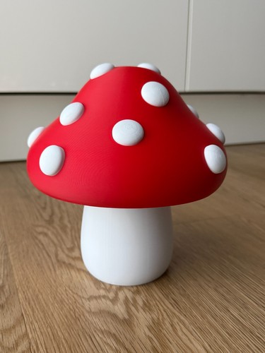 Pilzlampe fliegenpilz - pilzlampe, |
