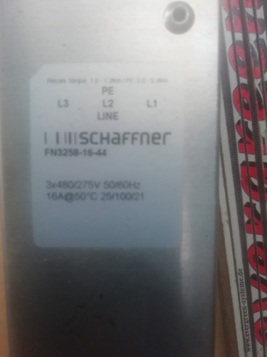 Schaffner emi filter - emi, 3x