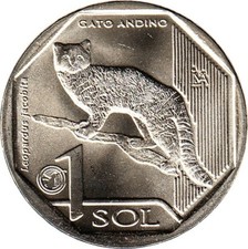 Peru 1 Sol 2019 "Andean Cat"