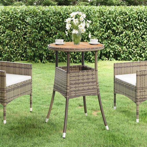 Akazie massivholz gartentisch - massivholz,
