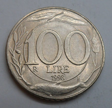 Italien 100 Lire, 1998 ##