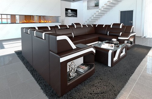 Sofa wohnlandschaft leder - sofa,