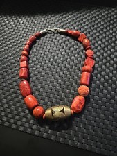 Vintage Korallen Perlen