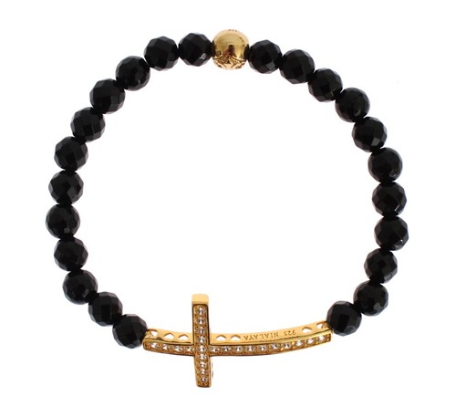 Nialaya achatstein gold - gold, cz