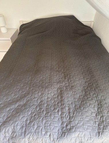Tagesdecke grau - tagesdecke,