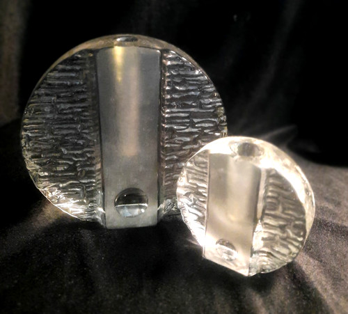 Glasvase blockvase rund - glasvase,,