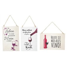 Deko-Hänger Spruch "Wein"