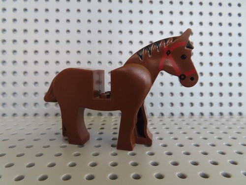 Lego horse pferd - lego, braun