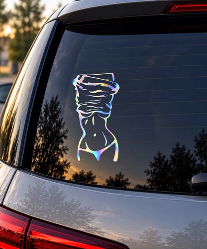 Auto aufkleber sexy lady - 1x,