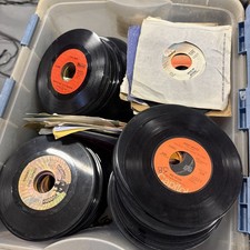 Lot Of 100 45's Records 7" RPM