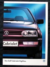 VW Golf 3 Cabrio Highline