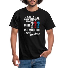 Die Drei Fragezeichen Leben Ohne Ist Sinnlos Männer T-Shirt