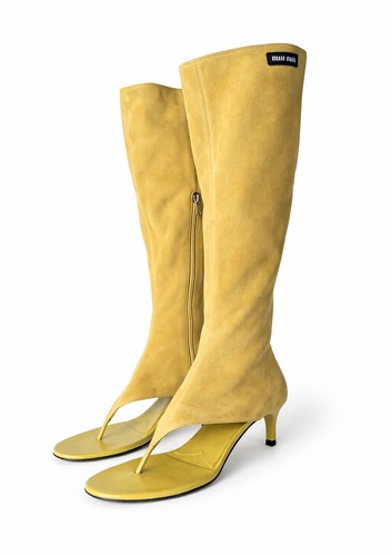 Miu yellow suede - miu,
