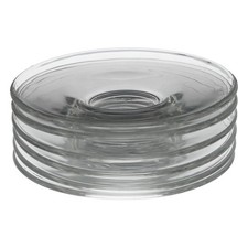 6x Rastal Glas Untertassen