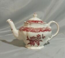 Pink Camilla v. Spode , (beschädigt) Teekanne mit Deckel