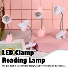 Mini-LED-Buchleuchte Lampe verstellbarer Winkel zum Anklemmen Schreibtischlampe