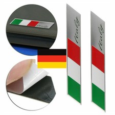 2 Stück Flagge 3D Emblem