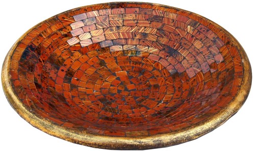 Runde mosaikschale - runde,
