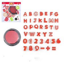 39pcs set alphabet stempel - stempel, mit