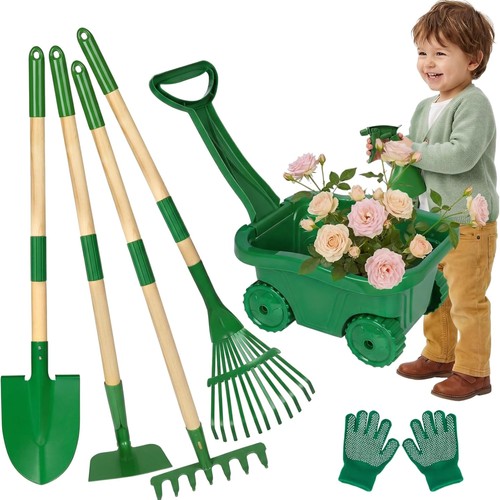 Garten set kinder schubkarre - set,