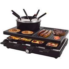 Raclette mit Fondue für 8