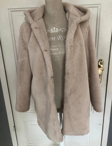 Damen teddy mantel aus - mantel,