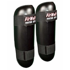 FitWelt Schienbeinschoner schmal Boxen Kickboxen Karate Kampfsport Thaiboxen