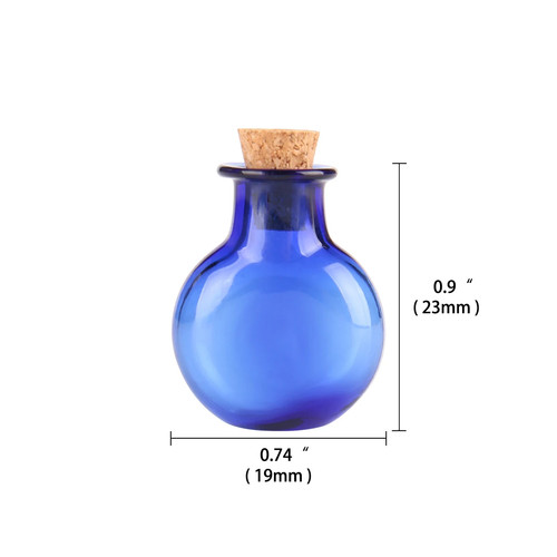Farbige glasflaschen mini - glasflaschen,