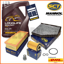 Inspektionspaket Filterset 5W30 Öl für Audi A3 VW Golf 6 Caddy Touran 1.6 TDI