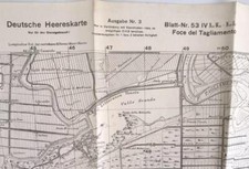 Deutsche Heereskarte "Foce del