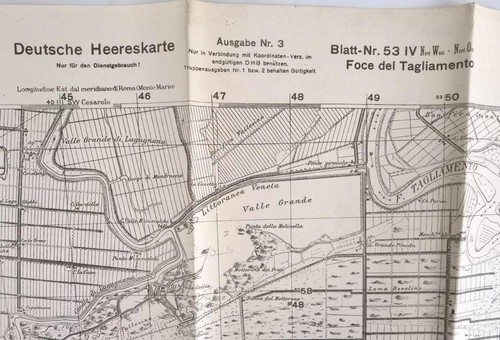 Deutsche heereskarte foce del - deutsche,