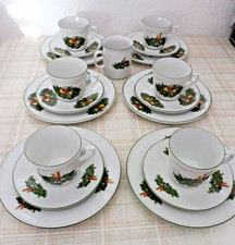 Weihnachtsservice, Kronester Bavaria , 18-teilig / 1 Kindertasse, versch. Dekor