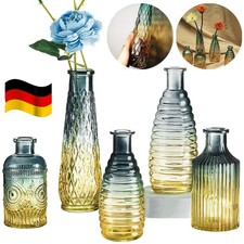5 Stück Kleine Glasvase