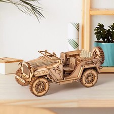 ROKR Army Jeep 3D-Puzzle aus