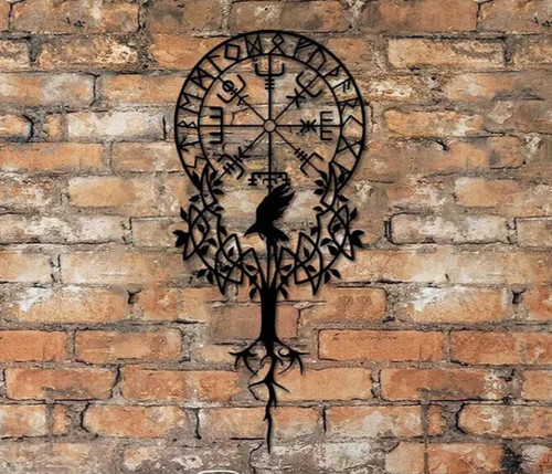 Vegvisir rabe metall schwarz - vegvisir,