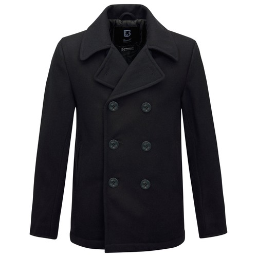 Brandit herren pea coat marine - brandit,