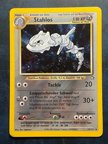 Pokemon stahlos - stahlos, (steelix)