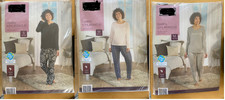 Damen Pyjama Schlafanzug Lang