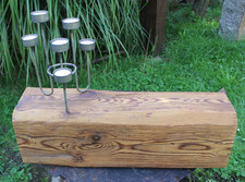 ca. 59cm Holzsäule Holzbalken