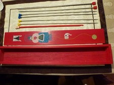 Stricknadelbox mit 3 Paar Nadeln Größe 3,5 und 3,0, 1 Häkelnadel 5,0