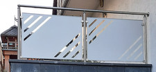 Edelstahl Balkon Geländer Alu