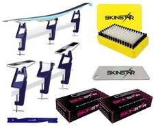 SKINSTAR Skispanner Profi Langlauf LL Skiwachs-Set Skiwax Skihalterung 6-teilig