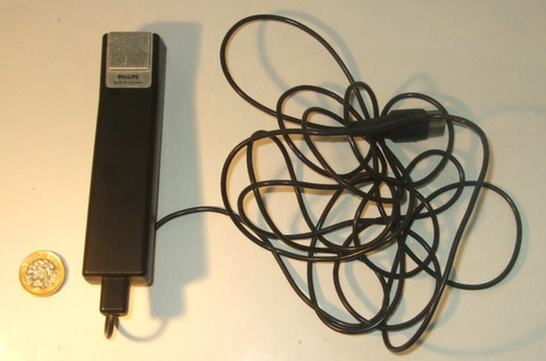 Vintage philips mikrofon - mikrofon, n
